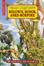 Okładka - Bogowie, honor, Ankh-Morpork. Świat dysku. Tom 21 - Terry Pratchett