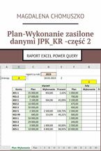 Okadka ksiki Plan. Wykonanie zasilone danymi JPK_KR. Cz 2