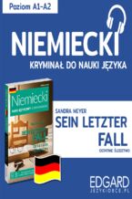 Okadka ksiki Niemiecki z kryminaem Sein letzter Fall + sowniczek