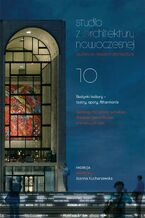 Okładka - Studia z Architektury Nowoczesnej, tom 10 - Joanna Kucharzewska