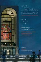 Okadka ksiki Studia z Architektury Nowoczesnej, tom 10