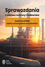 Okładka - Sprawozdania z zakresu ochrony środowiska. Raport do KOBiZE. Opłaty za korzystanie ze środowiska. Wydanie VI - Praca zbiorowa