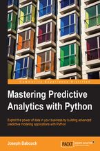 Okadka ksiki Mastering Predictive Analytics with Python. Click here to enter text