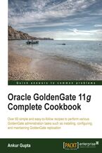 Oracle Goldengate 11g Complete Cookbook. Dig deep into administering Oracle Goldengate 11g using this comprehensive cookbook. From the very basics of installation to advanced features like migration, you'll learn the practical way through code scripts and examples