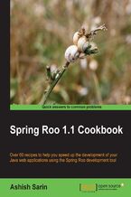 Okadka ksiki Spring Roo 1.1 Cookbook. Over 60 recipes to help you speed up the development of your Java web applications using the Spring Roo development tool