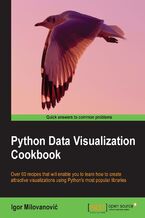 Okadka ksiki Python Data Visualization Cookbook. As a developer with knowledge of Python you are already in a great position to start using data visualization. This superb cookbook shows you how in plain language and practical recipes, culminating with 3D animations