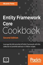 Okadka ksiki Entity Framework Core Cookbook. Transactions, stored procedures, query libraries, and more - Second Edition