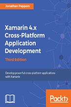 Okadka ksiki Xamarin 4.x Cross-Platform Application Development. Click here to enter text. - Third Edition