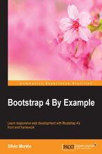Okadka ksiki Bootstrap 4 By Example. Click here to enter text