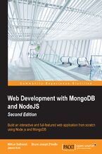 Okadka ksiki Web Development with MongoDB and NodeJS. Build an interactive and full-featured web application from scratch using Node.js and MongoDB