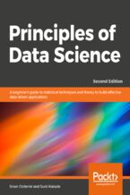 Okadka ksiki Principles of Data Science. Understand, analyze, and predict data using Machine Learning concepts and tools - Second Edition