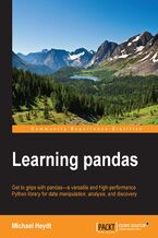 Okładka - Learning pandas. Get to grips with pandas - a versatile and high-performance Python library for data manipulation, analysis, and discovery - Michael Heydt