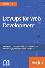Okadka ksiki DevOps for Web Development. Click here to enter text