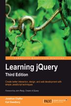 Okadka ksiki Learning jQuery. Create better interaction, design, and web development with simple JavaScript techniques