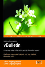 Okładka - vBulletin: A Users Guide. Configure, manage and maintain your own vBulletin discussion forum -  Kathy Kingsley-Hughes, Adrian Kingsley-Hughes, Ashley Busby