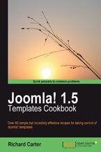 Okładka - Joomla! 1.5 Templates Cookbook. Over 60 simple but incredibly effective recipes for taking control of Joomla! templates - Richard Carter, Chris Davenport