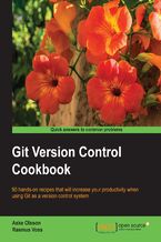 Okadka ksiki Git Version Control Cookbook. 90 hands-on recipes that will increase your productivity when using Git as a version control system