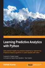 Okadka ksiki Learning Predictive Analytics with Python. Click here to enter text