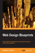Okadka ksiki Web Design Blueprints. Build websites and applications using the latest techniques in modern web development