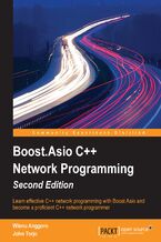 Okadka ksiki Boost.Asio C++ Network Programming. Learn effective C++ network programming with Boost.Asio and become a proficient C++ network programmer
