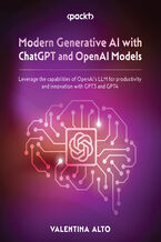 Okadka ksiki Modern Generative AI with ChatGPT and OpenAI Models. Leverage the capabilities of OpenAI's LLM for productivity and innovation with GPT3 and GPT4