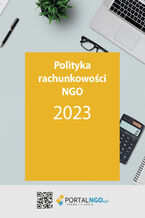 Okładka - Polityka rachunkowości NGO 2023 - Katarzyna Trzpioła