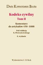 Okładka - Kodeks cywilny. Komentarz do artykułów 450-1088. Tom II - Krzysztof Pietrzykowski, Zbigniew Banaszczyk