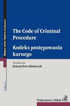 Okadka ksiki Kodeks postpowania karnego. The Code of Criminal Procedure. Wydanie 2