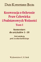 Okładka - Konwencja o Ochronie Praw Człowieka i Podstawowych Wolności. Tom I. Komentarz do artykułów 1-18 - Lech Garlicki, Piotr Hofmański, Andrzej Wróbel