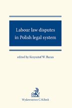 Okadka ksiki Labour law disputes in Polish legal system