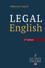 Okładka - Legal English - Małgorzata Cyganik