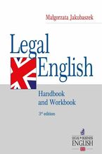 Okadka ksiki Legal English. Handbook and Workbook