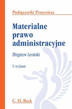 Okadka ksiki Materialne prawo administracyjne