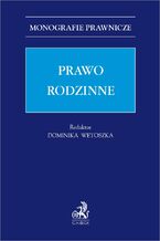 Okładka - Prawo rodzinne - Dominika Wetoszka