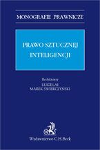 Okadka ksiki Prawo sztucznej inteligencji