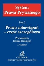 Okładka - Prawo zobowiązań - część szczegółowa. System Prawa Prywatnego. Tom 7 - Jerzy Rajski, Adam Brzozowski, Józef Frąckowiak