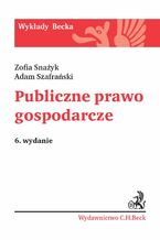 Okładka - Publiczne prawo gospodarcze - Adam Szafrański