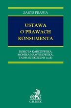 Okładka - Ustawa o prawach konsumenta - Beata Giesen, Monika Jagielska, Dominik Jędrzejko