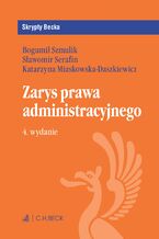 Okadka ksiki Zarys prawa administracyjnego. Wydanie 4