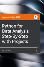 Okładka kursu Python for Data Analysis: Step-By-Step with Projects. Learn Python for data analysis (Pandas, data visualizations, statistics) with real-world datasets and practice projects