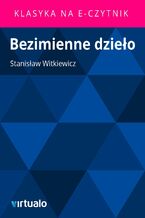 Okładka - Bezimienne dzieło - Stanisław Witkiewicz