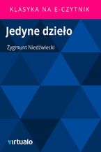 Okładka - Jedyne dzieło - Zygmunt Niedźwiecki