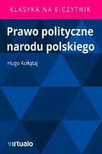 Okładka - Prawo polityczne narodu polskiego - Hugo Kołłątaj