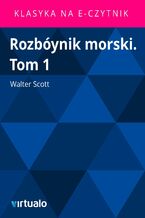 Okładka - Rozbóynik morski. Tom 1 - Walter Scott