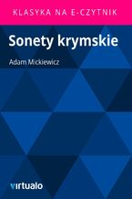 Okładka - Sonety krymskie - Adam Mickiewicz