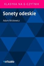 Okładka - Sonety odeskie - Adam Mickiewicz