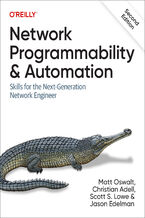 Okładka - Network Programmability and Automation. 2nd Edition - Matt Oswalt, Christian Adell, Scott S. Lowe
