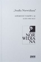 Okładka - Studia Norwidiana. Zawartość tomów 1-40 (lata 1983-2022) - Adam Cedro