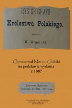 Okładka - Rys geografii Królestwa Polskiego 1887 - opracowanie - Konstanty Krynicki, Marcin Gliński