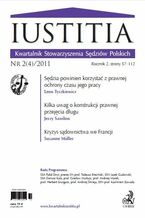 Okładka - Iustitia. Kwartalnik Stowarzyszenia Sędziów Polskich Nr 2(4)/2011 - Krystian Markiewicz